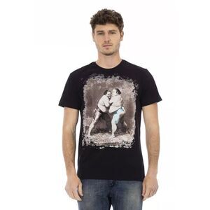 Trussardi Action Black Cotton Men Men's T-Shirt